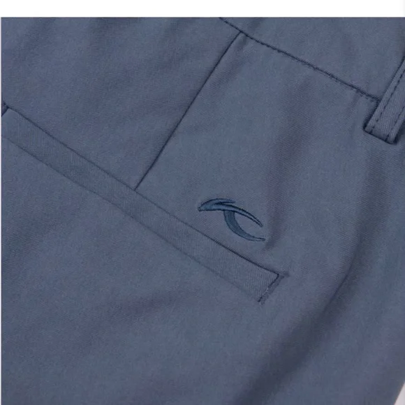 KJUS Golf Pant Womens 34 XS Steel Blue Ikala 7/8 Treggings Pull On Ankle Length - Picture 4 of 16